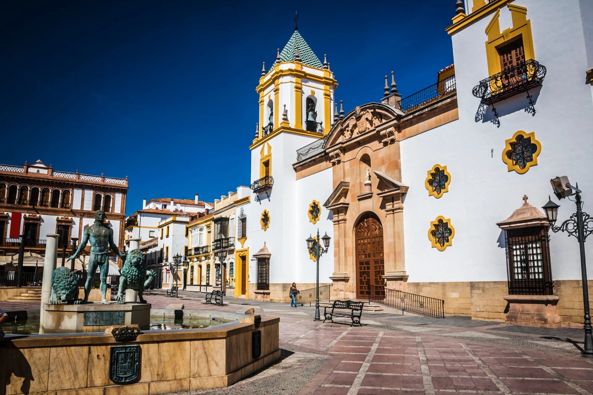 The plaza del Socorro, Ronda, Spain