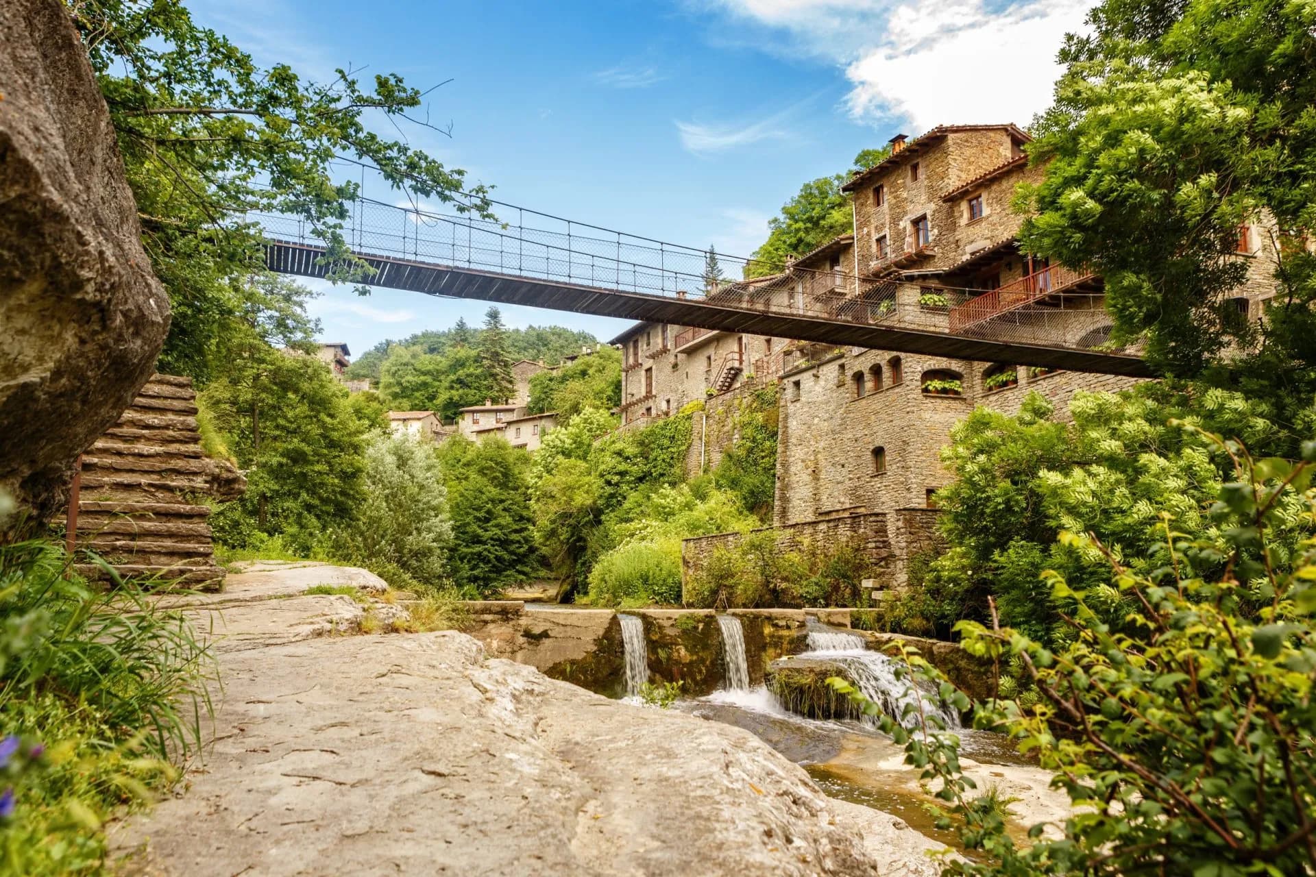 Rupit village in Catalonia, Spain