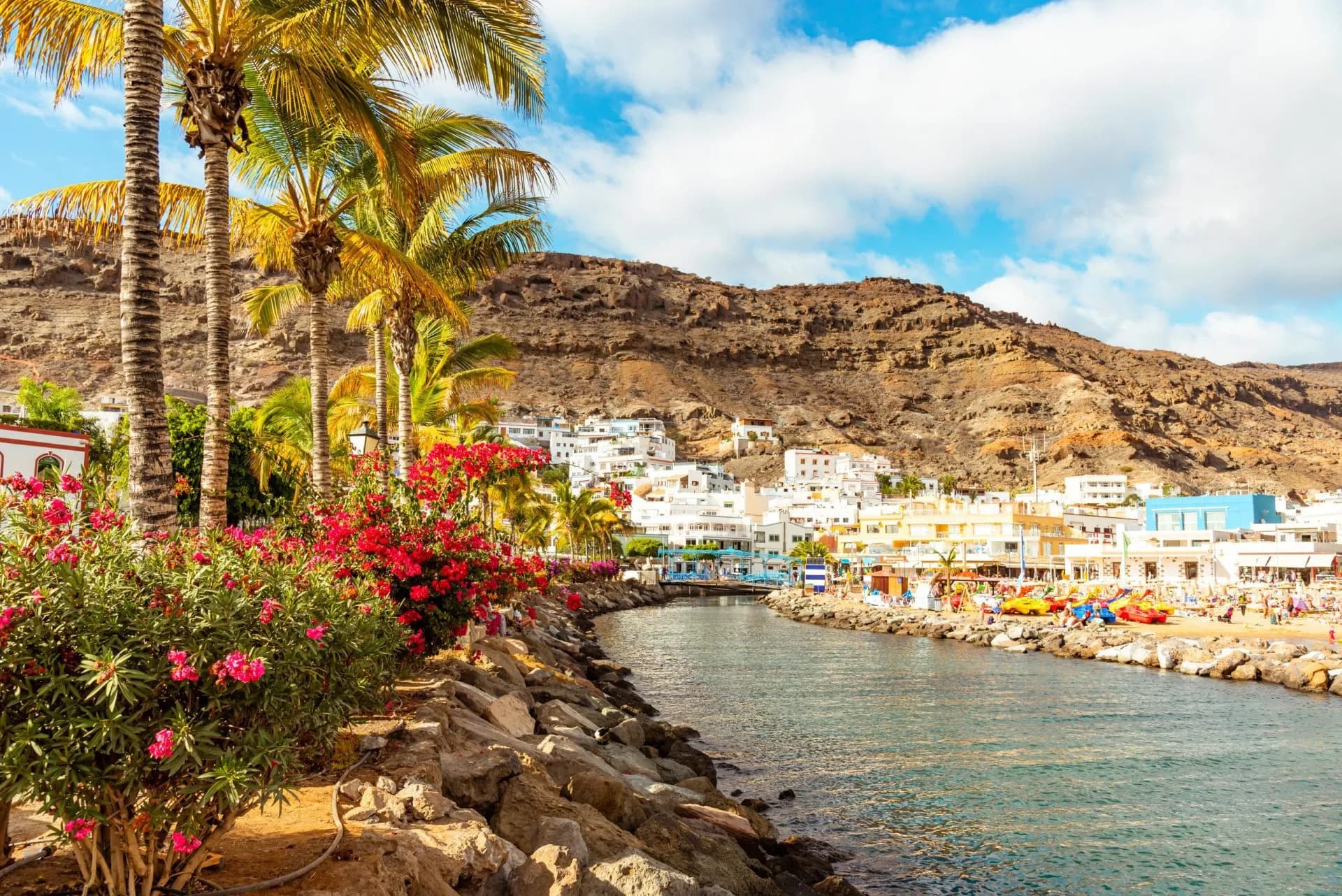 Travels. The spa town of Puerto de Mogán in Gran Canaria.