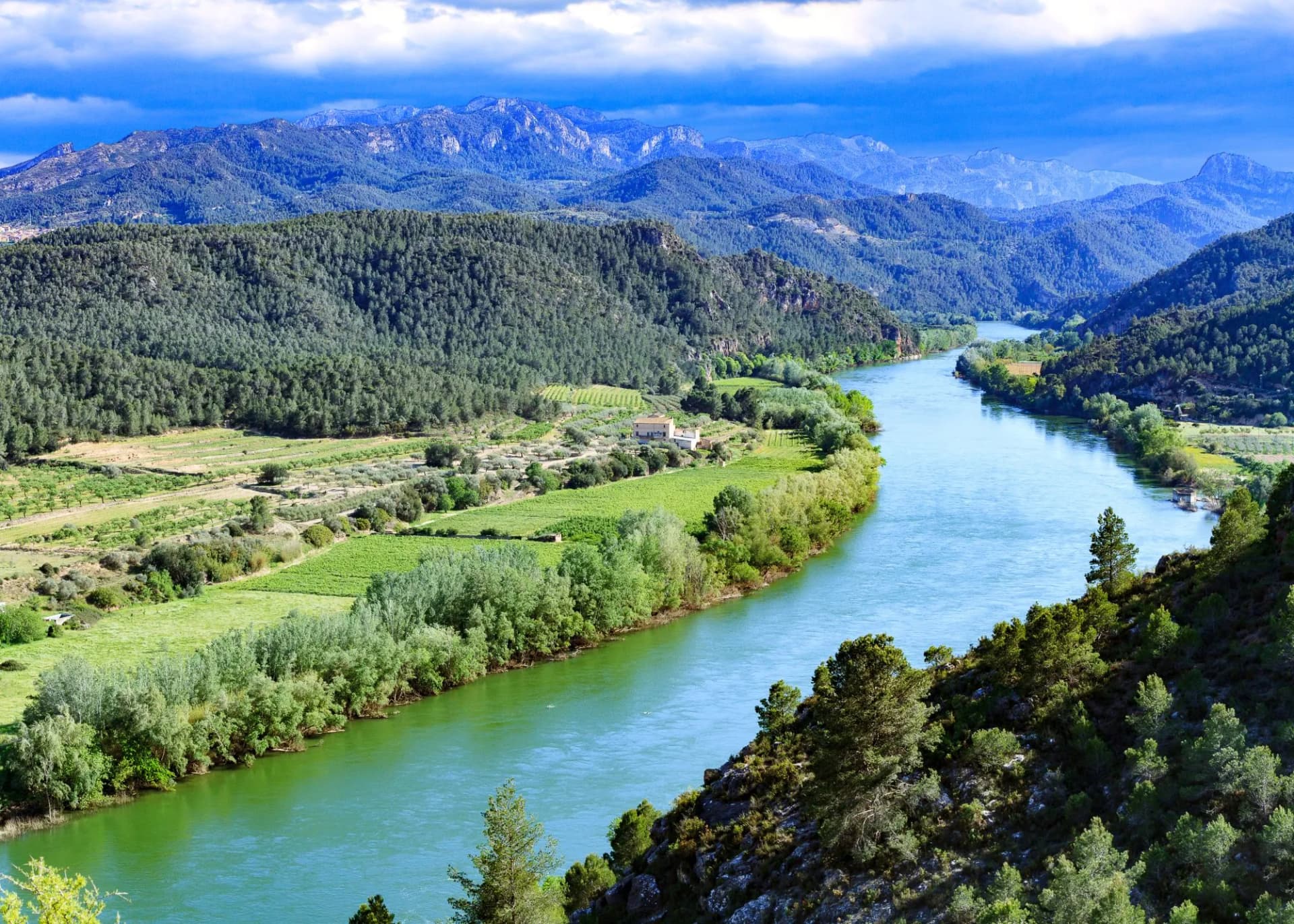 The Ebro river Spain