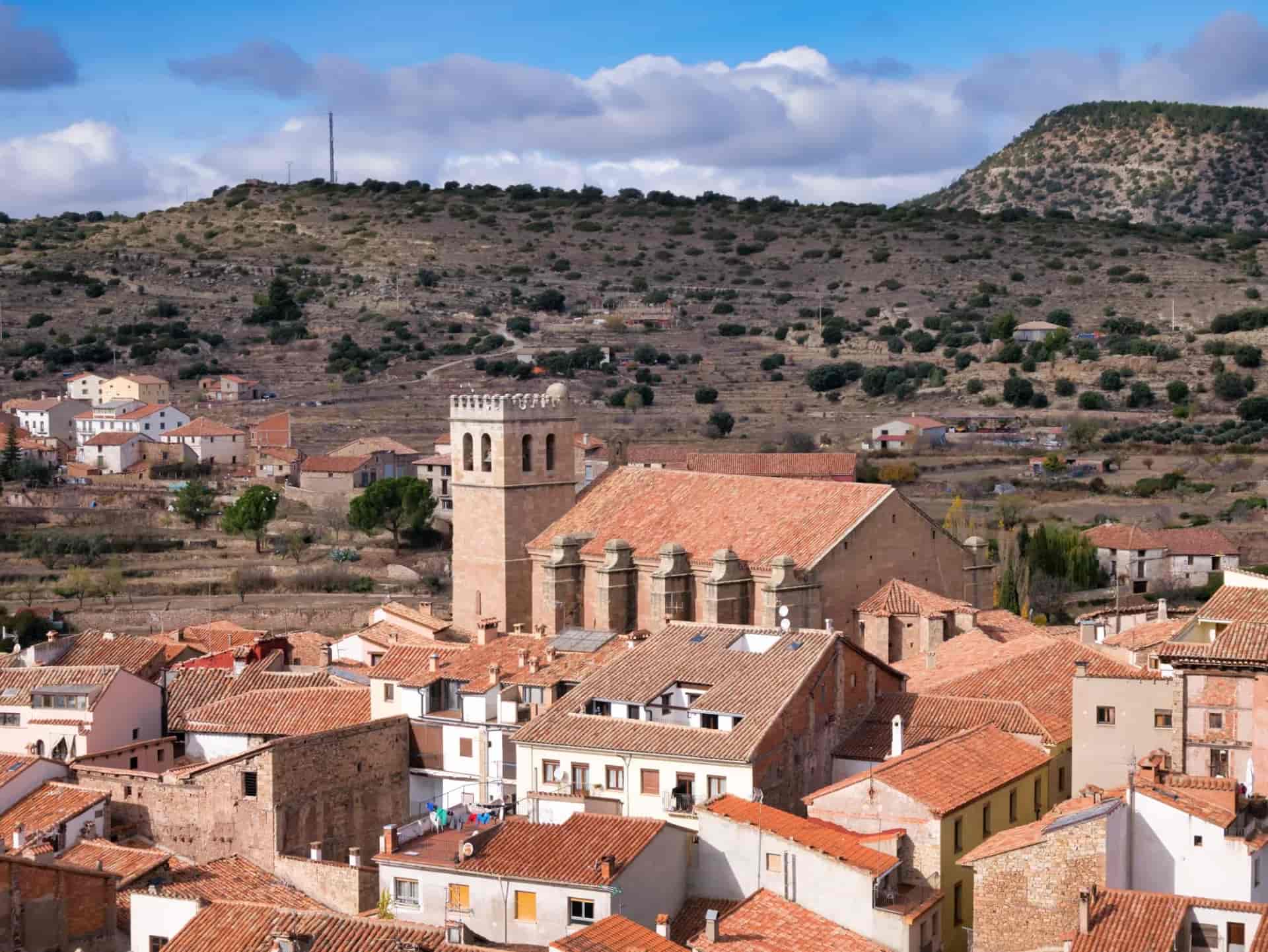 View over Mora de Rubielos