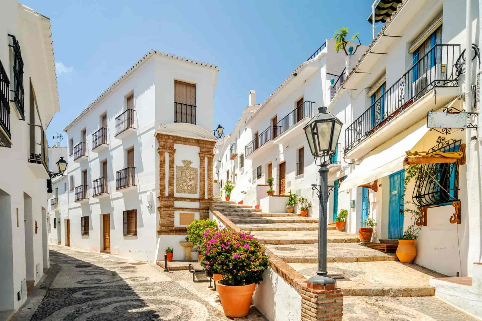 malaga andalusia spain street