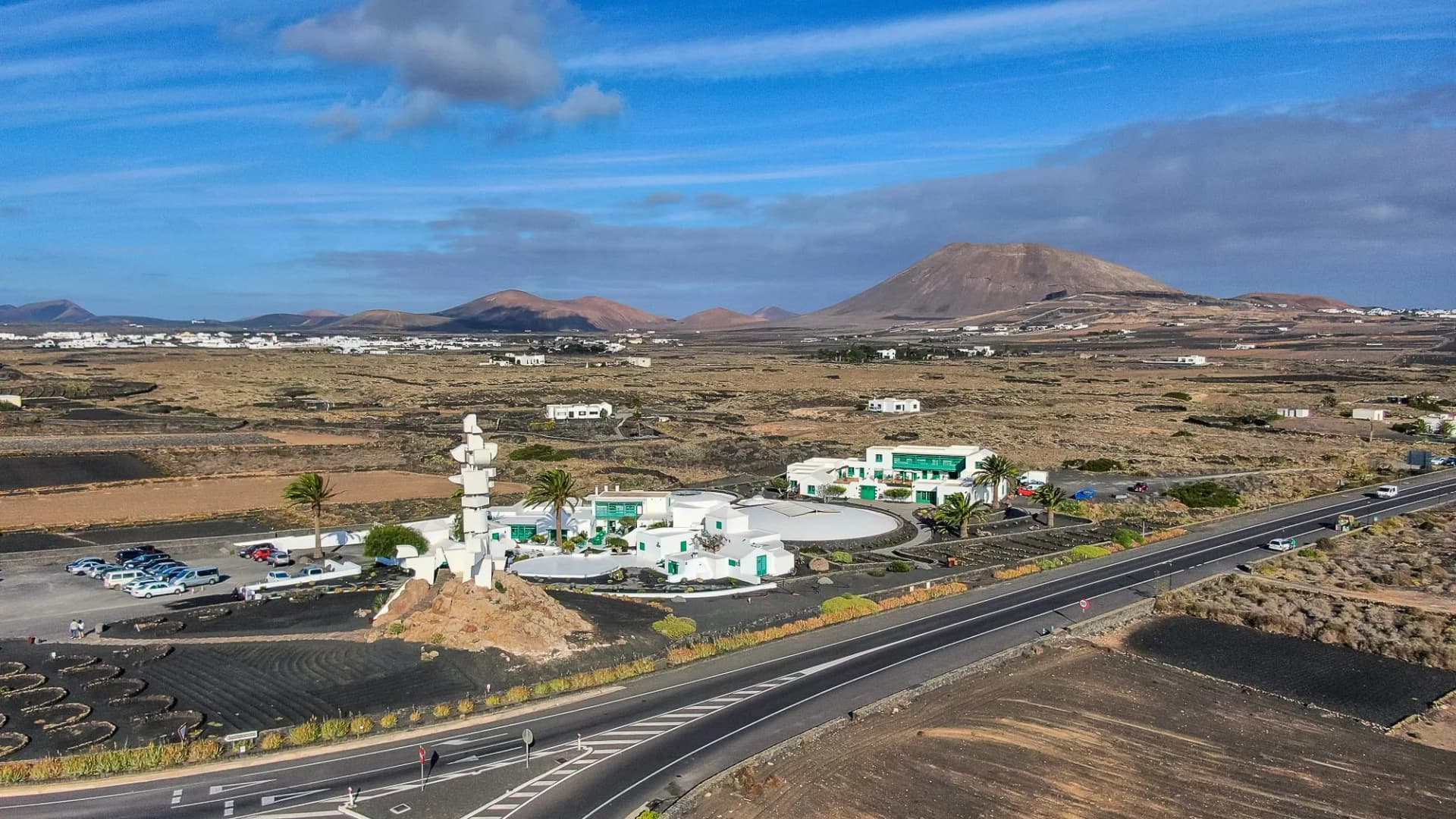 San Bartolome from road