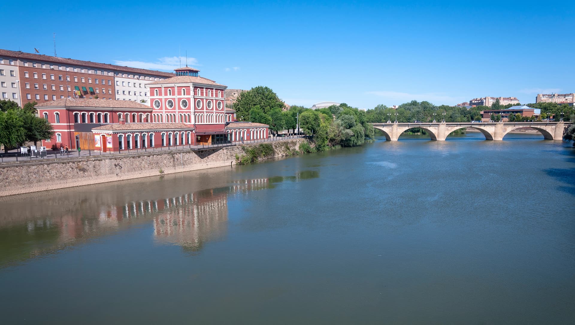 Elbe River in Logroño