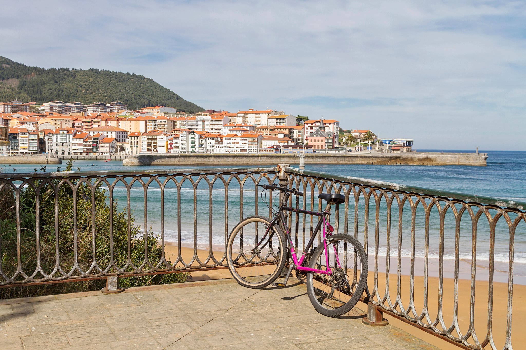 Lekeitio fishing town in the coast of Vizcaya, Basque Country