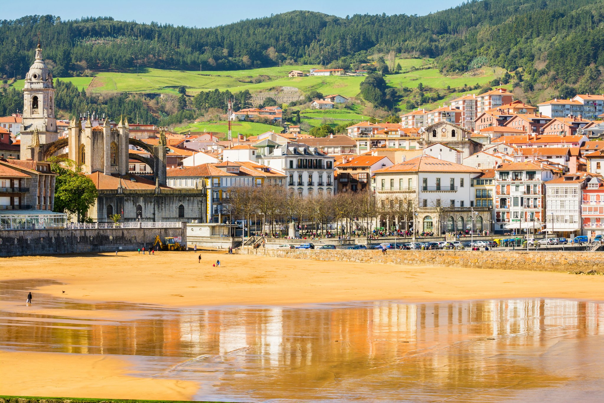 colorful fishing village of lekeitio at basque country, Spain