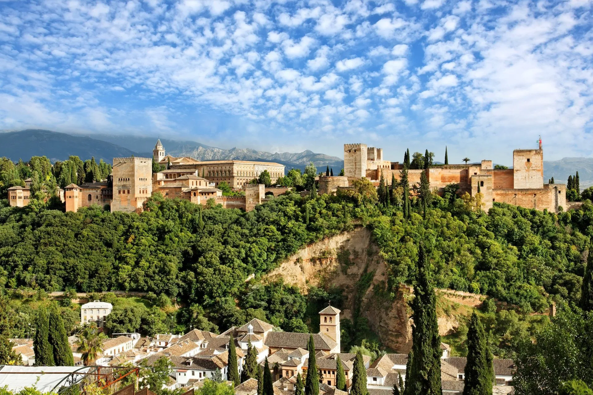 Alhambra i Granada, Spanien
