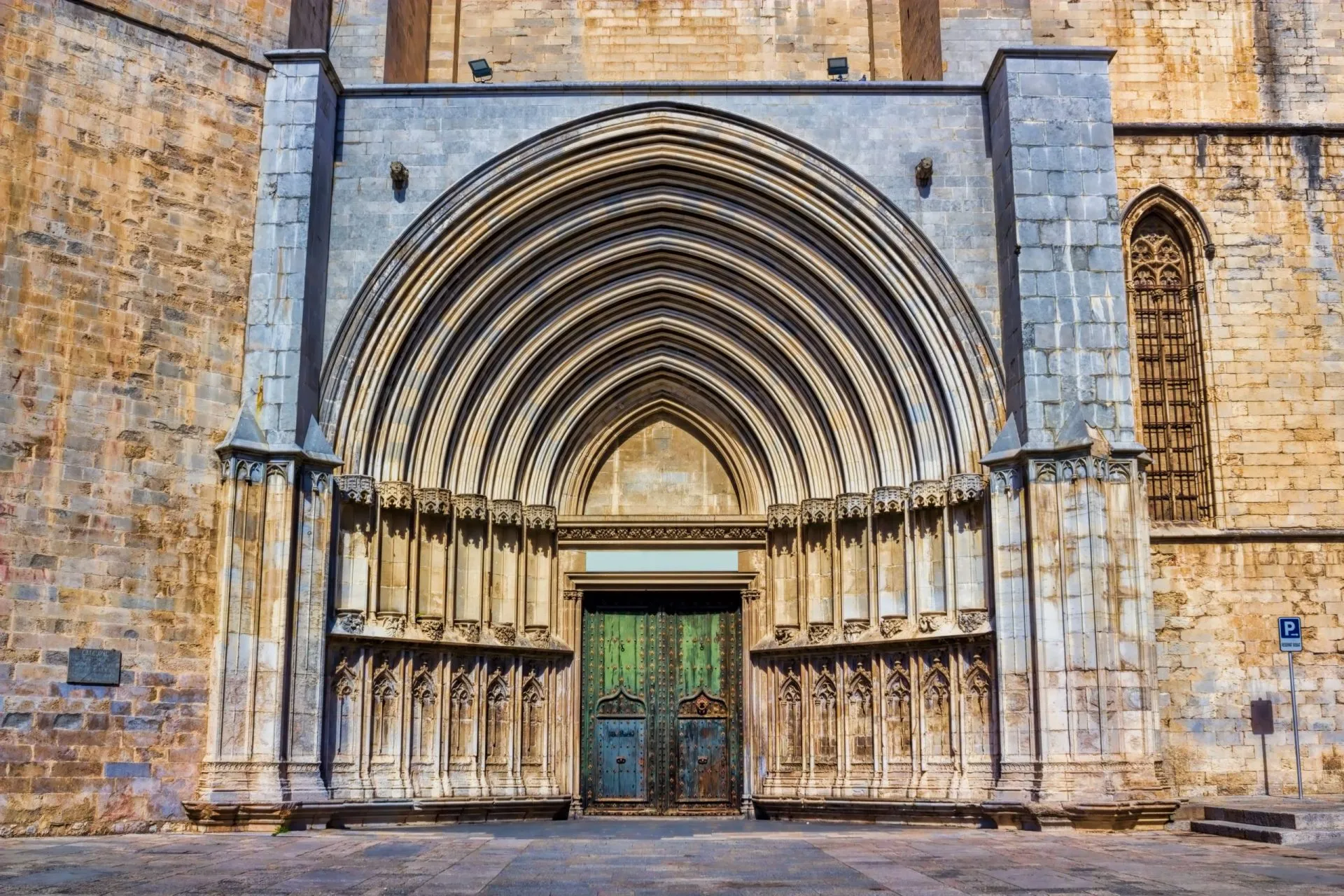 Girona, Kathedrale Portal