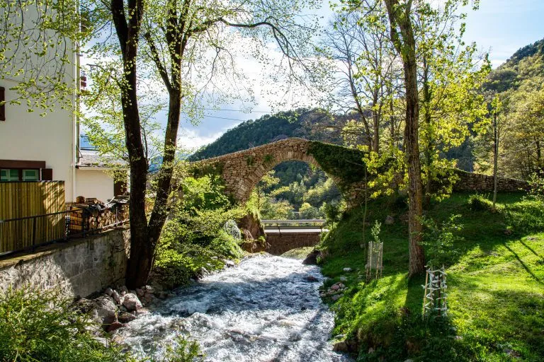 La Pobla de Lillet in Catalogna, Spagna.