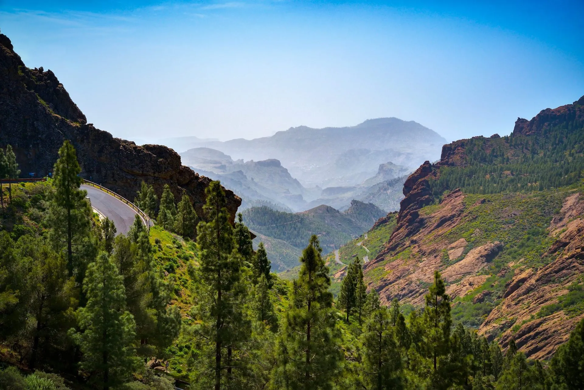 Mountainside landscape on Gran Canaria island, Spain