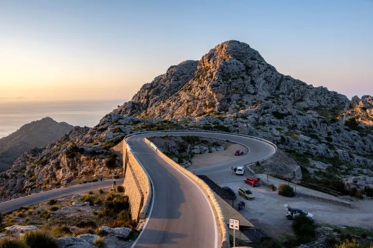 Serpentinenstraße nach Sa Calobra, Mallorca Spanien