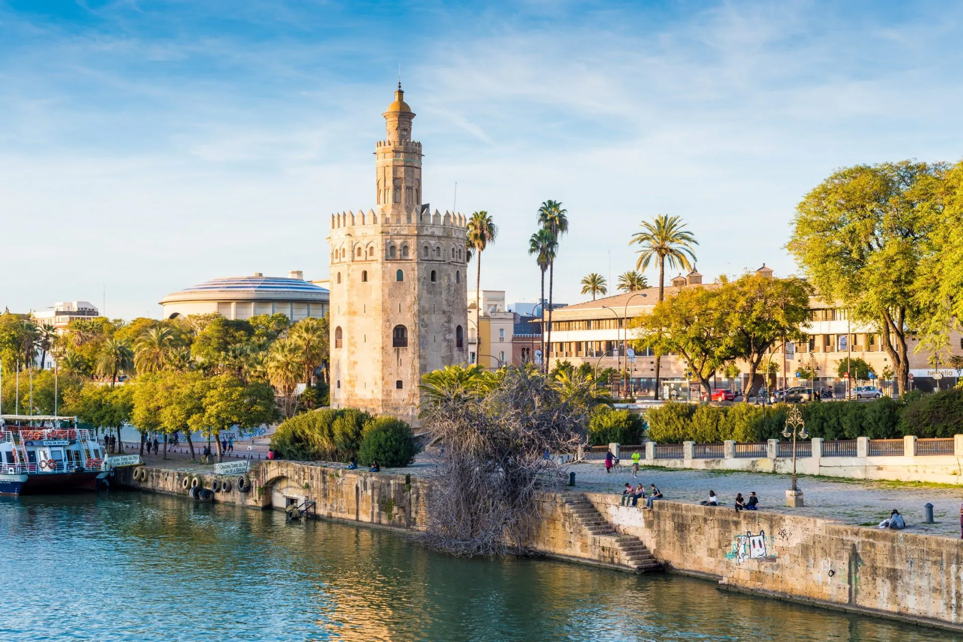 The Torre del Oro tower in Seville